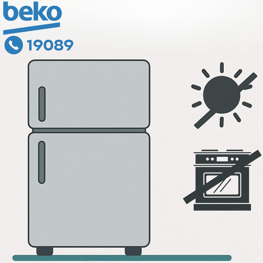 التأكد من استقرار ثلاجة بيكو في مكانها التأكد من استقرار ثلاجة بيكو في مكانها