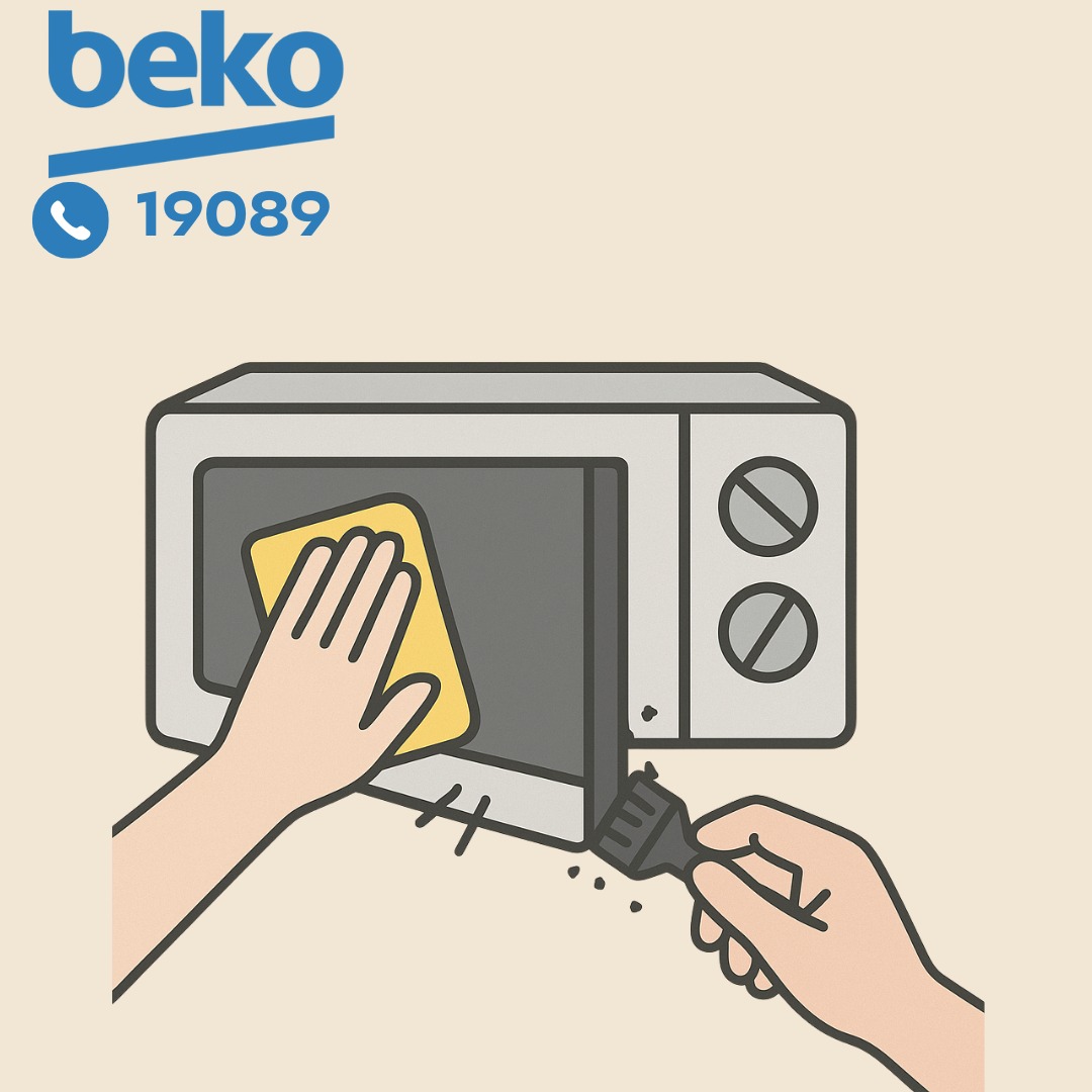 العناية بالباب والجلدة المطاطية بميكروويف بيكو العناية بالباب والجلدة المطاطية بميكروويف بيكو