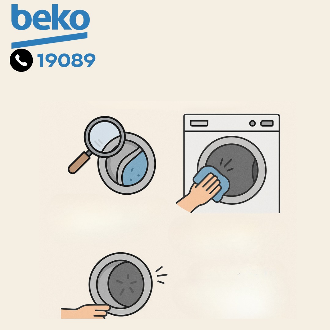 تنظيف كاوتش باب غسالة بيكو تنظيف كاوتش باب غسالة بيكو