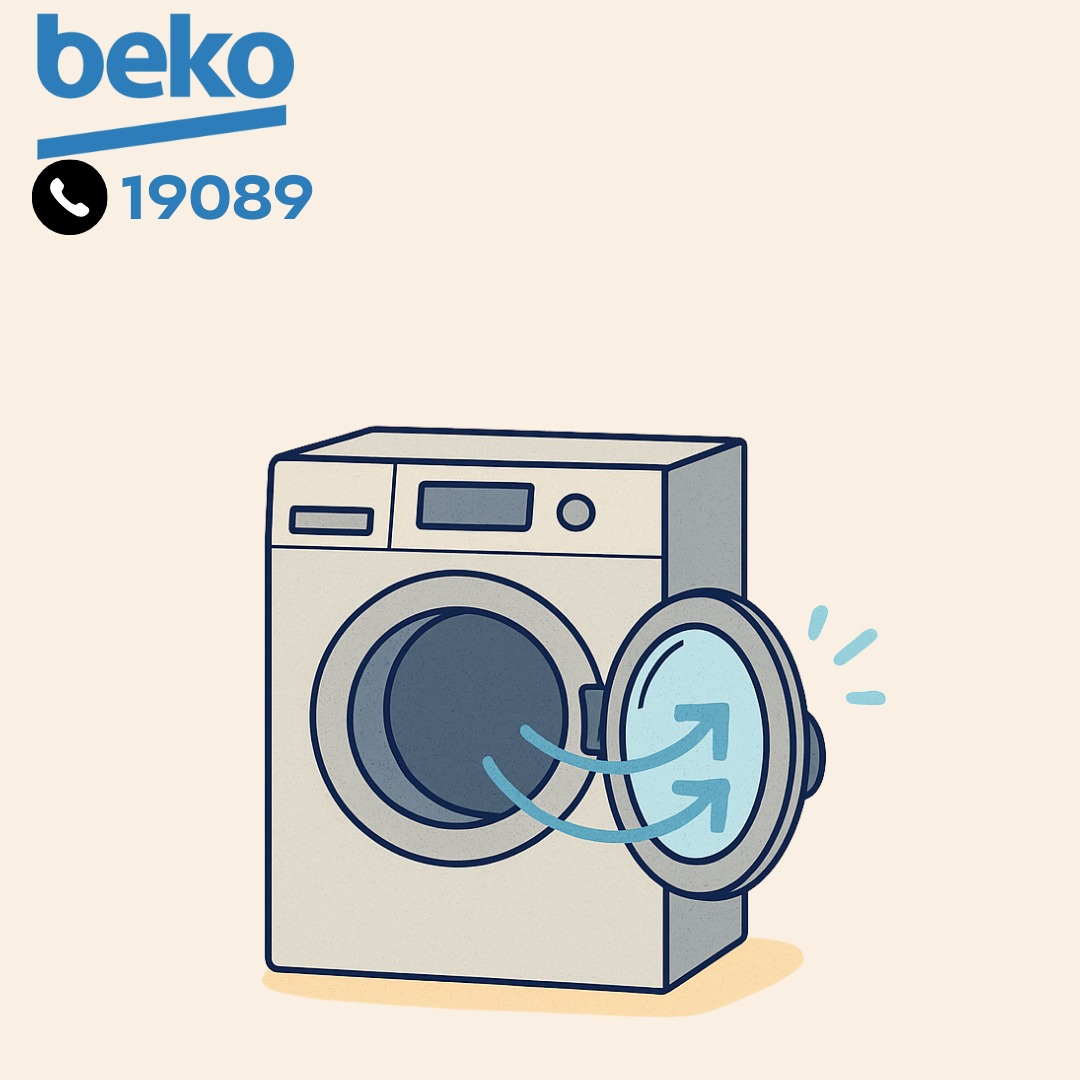 تهوية غسالة بيكو بعد الاستخدام تهوية غسالة بيكو بعد الاستخدام