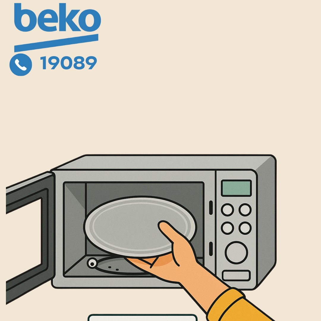 فحص الطبق الدوار والعجلات بالميكروويف بيكو فحص الطبق الدوار والعجلات بالميكروويف بيكو