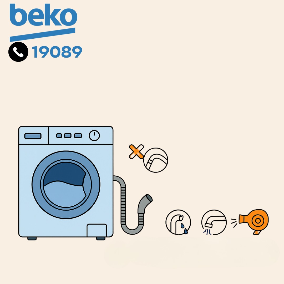 فحص خرطوم تصريف غسالة بيكو فحص خرطوم تصريف غسالة بيكو