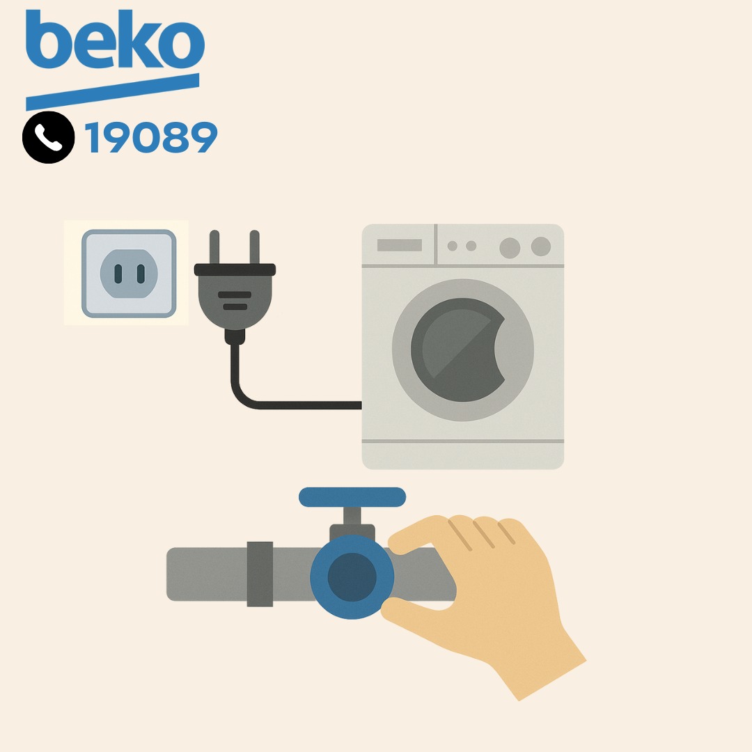 فصل الكهرباء عن غسالة بيكو فصل الكهرباء عن غسالة بيكو